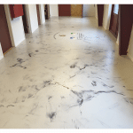 Epoxy marmorering gulv i Nordjylland